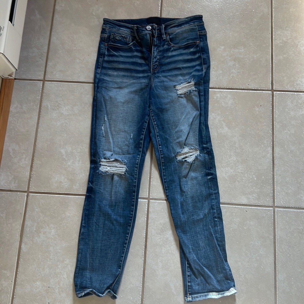 Buckle black jeans